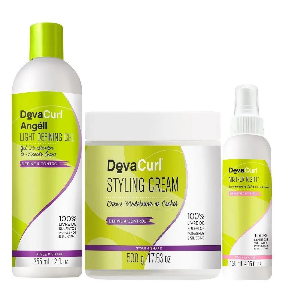 KIT DEVA CURL FINALIZADORES (3 ITENS)