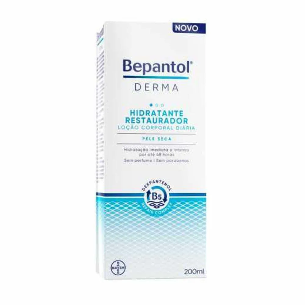 BEPANTOL DERMA HIDRATANTE RESTAURADOR LOçãO CORPORAL 200ML
