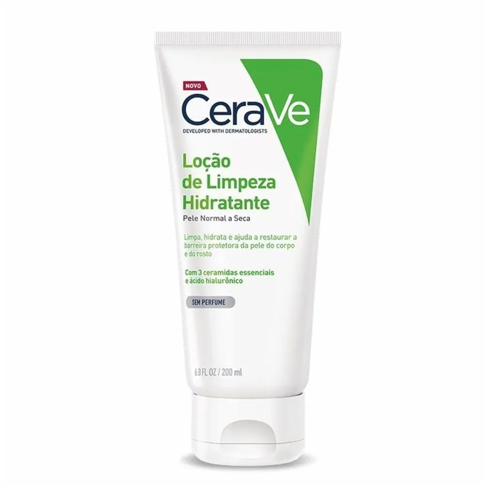 LOçãO DE LIMPEZA HIDRATANTE CERAVE 200ML