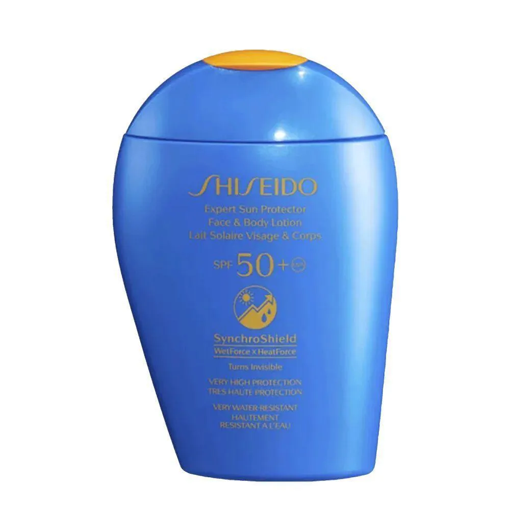 Protetor Solar Corpo e Rosto SPF50+ Shiseido Shyncroshield UVA e UVB 150ml