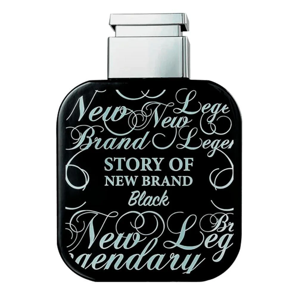 NEW BRAND STORY OF BLACK EAU DE TOILETTE - PERFUME MASCULINO 100ML