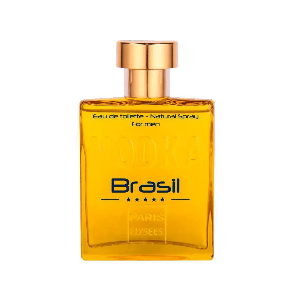 PARIS ELYSEES VODKA BRASIL YELLOW EAU DE TOILETTE - PERFUME MASCULINO 100ML