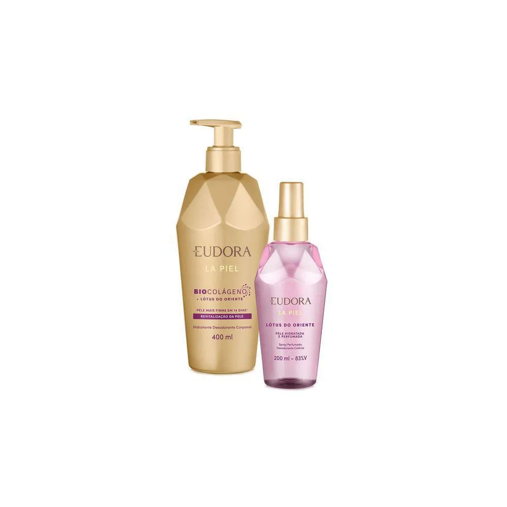 COMBO LA PIEL LóTUS DO ORIENTE: LOçãO CORPORAL 400ML + SPRAY PERFUMADO 200ML