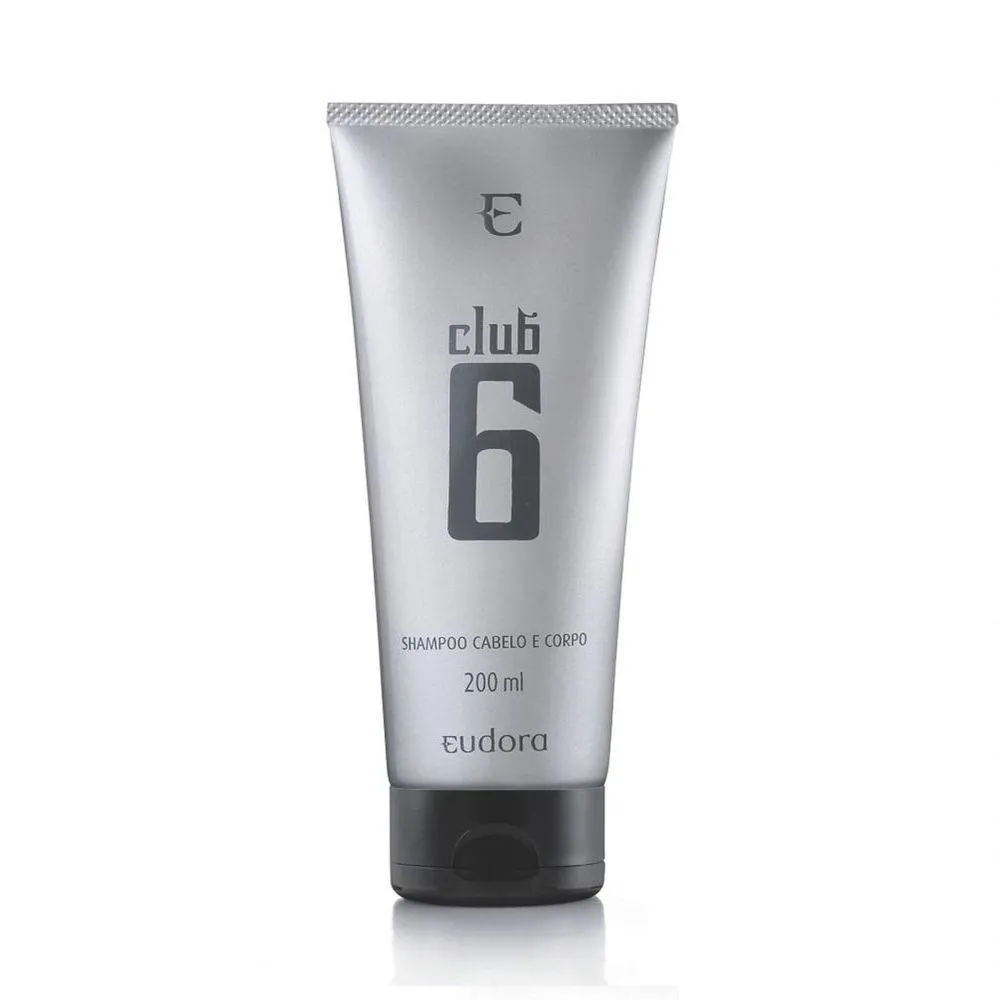 SHAMPOO CABELO E CORPO CLUB 6 200ML