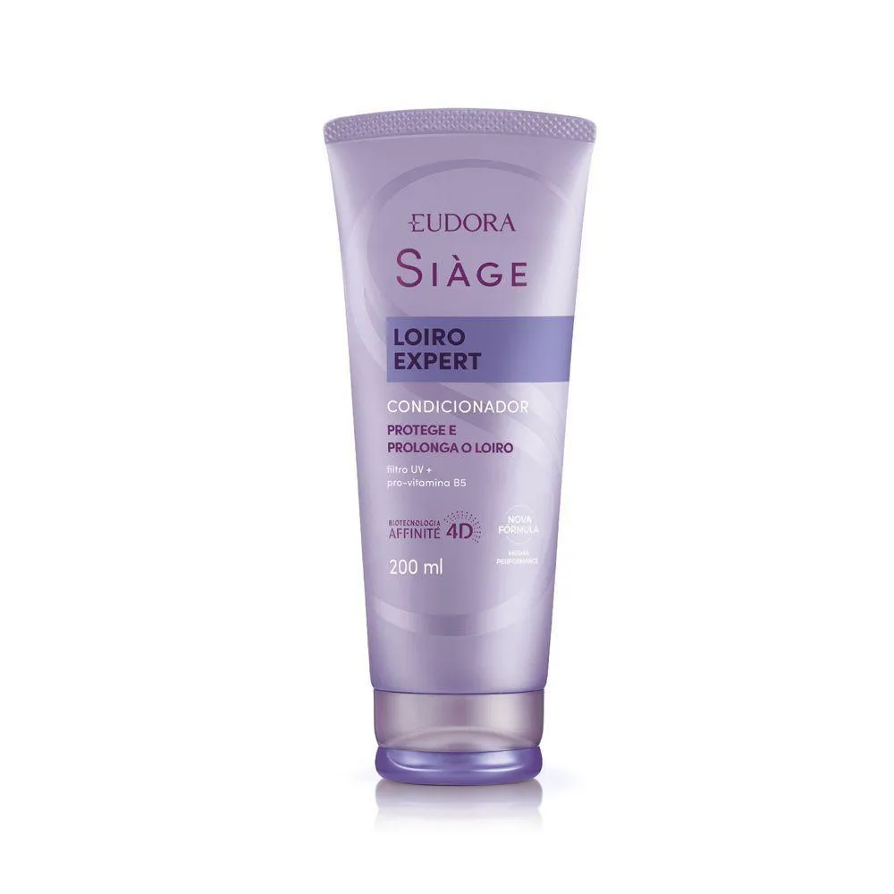 Condicionador Matizador Eudora Siàge Loiro Expert Proteção UV 250ml