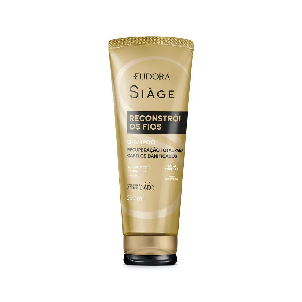 Shampoo Eudora Siàge Reconstrução 250ml