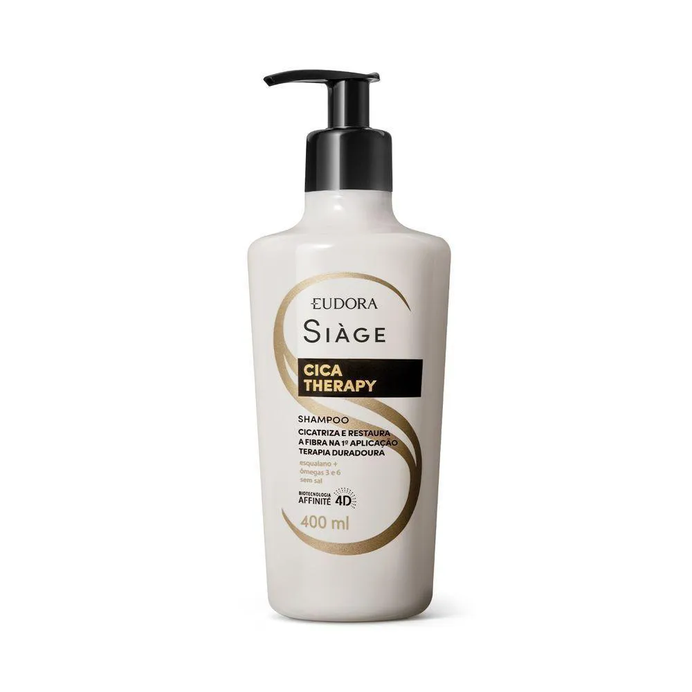 Shampoo Eudora Siàge Cica-Therapy Reparador 400ml