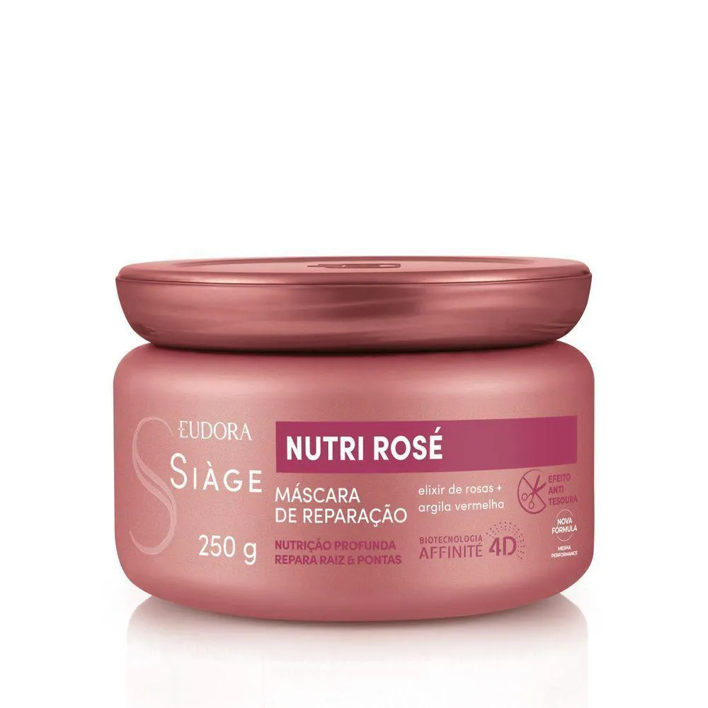 EUDORA MáSCARA CAPILAR SIàGE NUTRI ROSé 250G