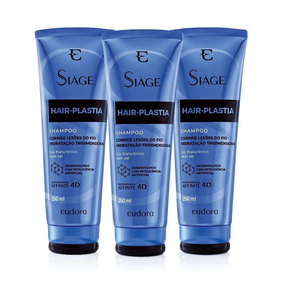 COMBO SHAMPOO SIàGE HAIR-PLASTIA 3X 250ML