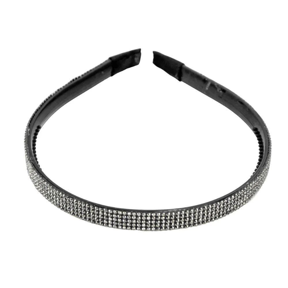 TIARA FINA DE STRASS AMANDA úNICO