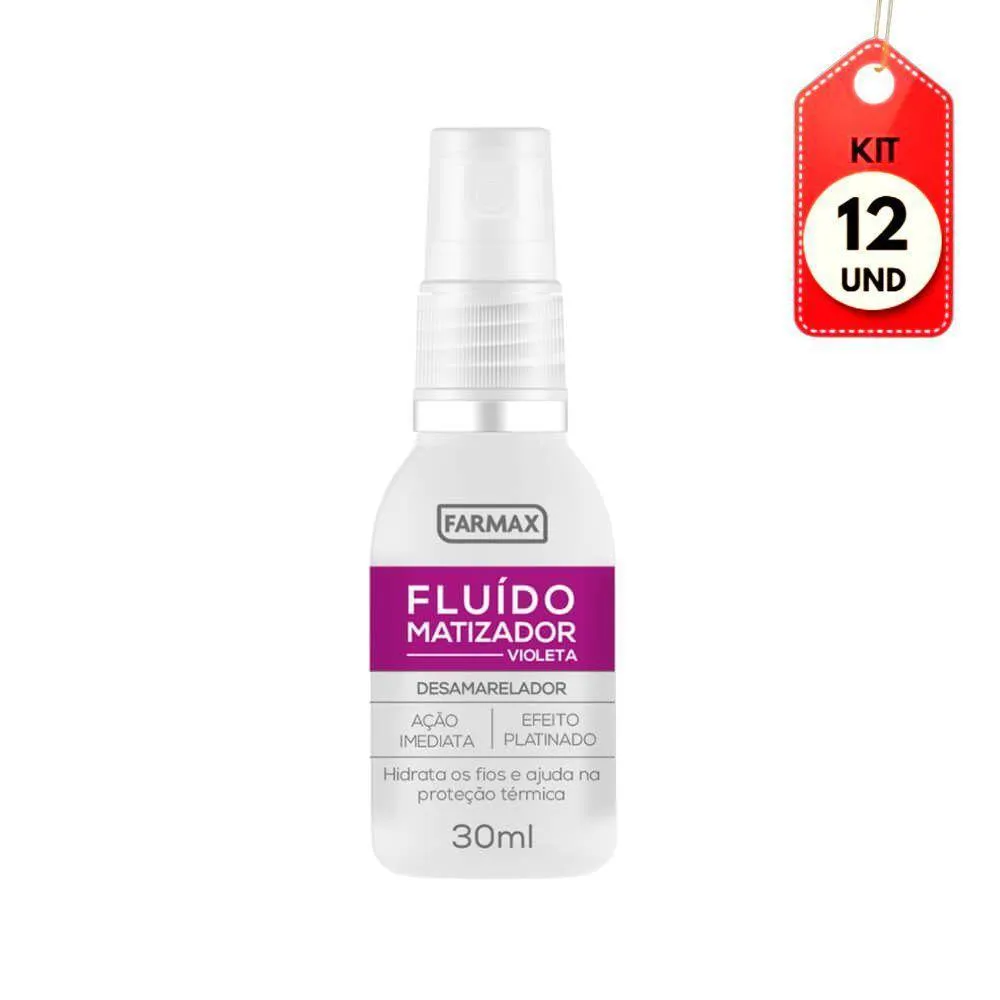 KIT C-12 FARMAX FLUIDO MATIZADOR VIOLETA 30ML