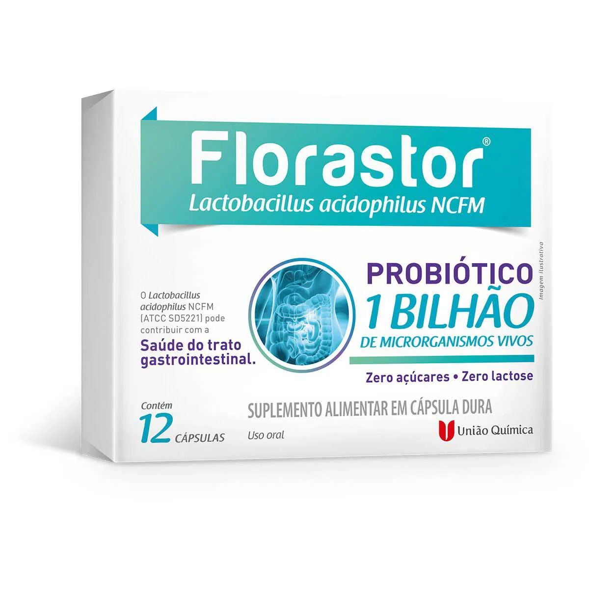 Probiótico Florastor 12 cápsulas