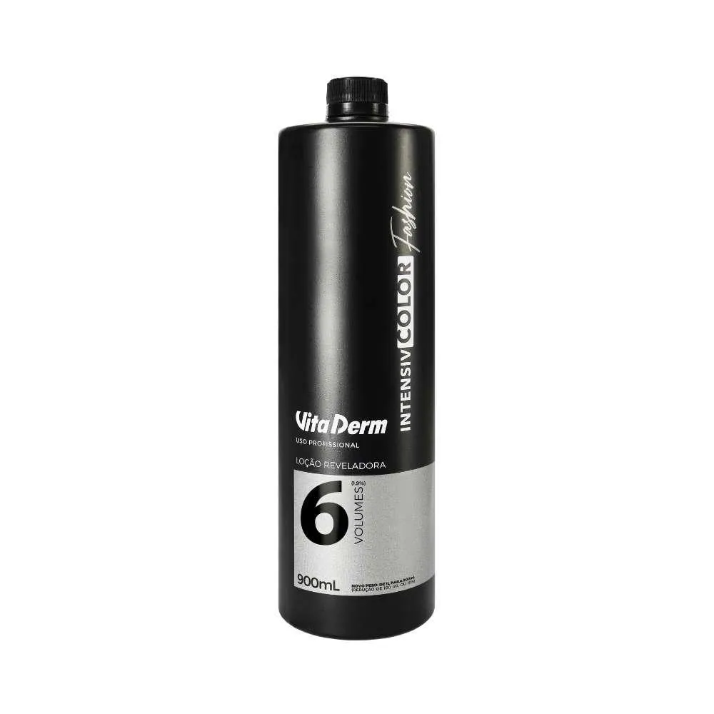 VITA DERM INTENSIV COLOR FASHION LOçãO REVELADORA 6 VOLUMES 900ML