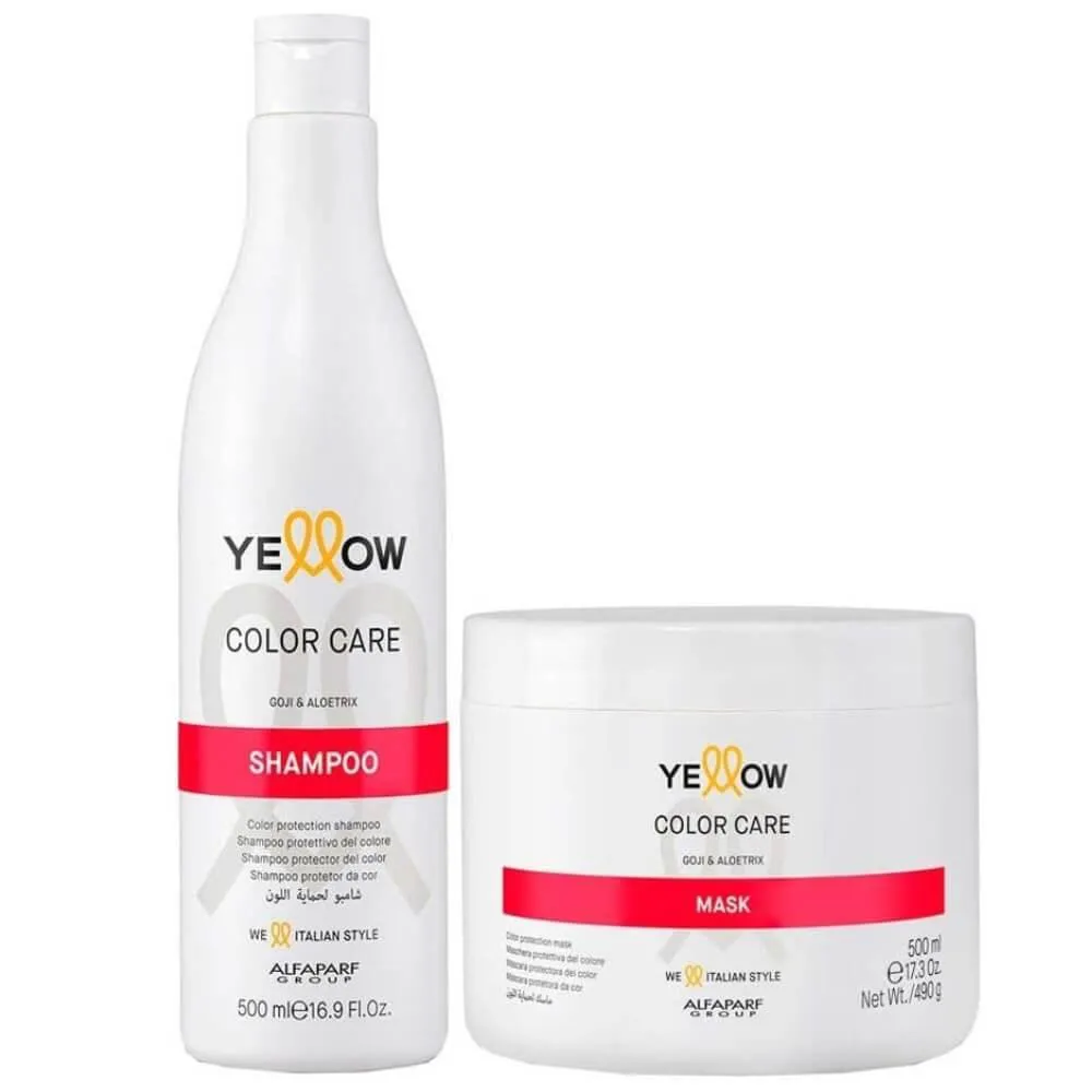 YELLOW COLOR CARE DUO SHAMPOO 500ML + MáSCARA 500ML