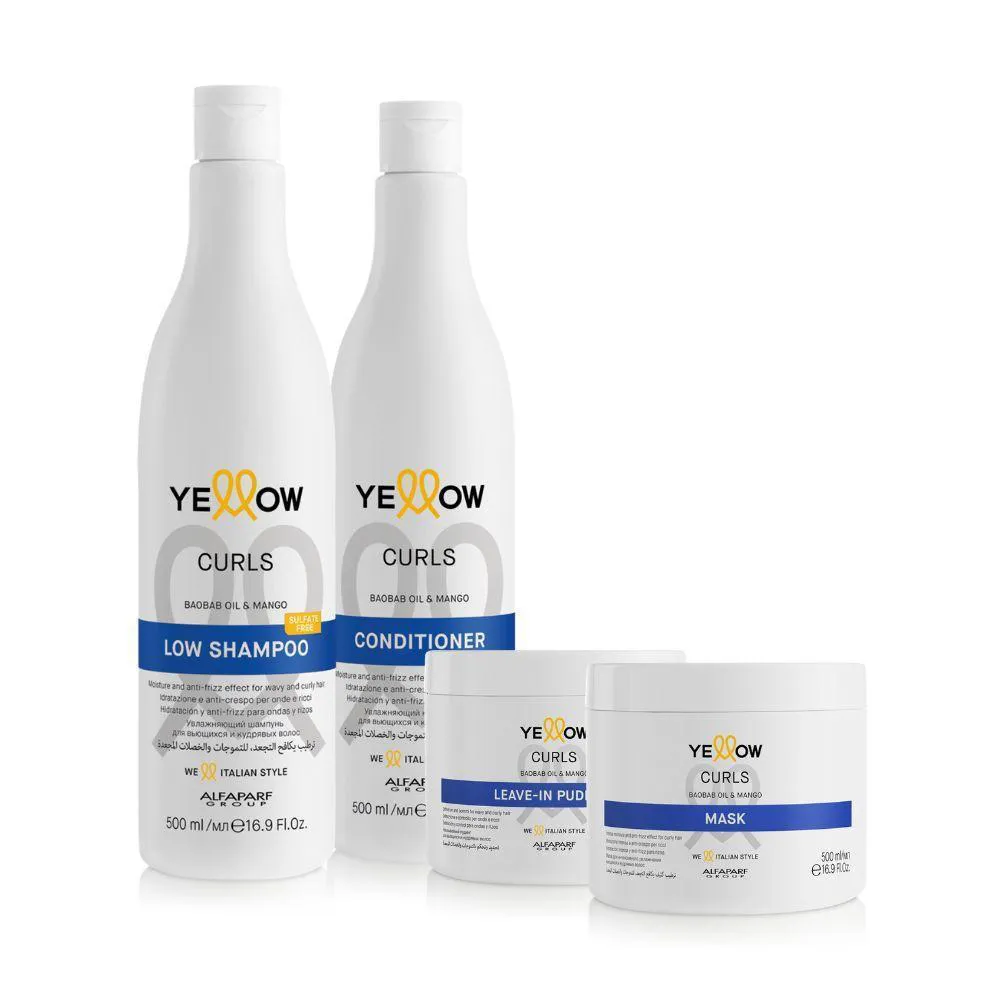 YELLOW CURLS KIT COMPLETO (6 PRODUTOS)