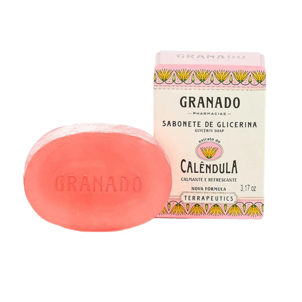 SABONETE BARRA GRANADO GLICERINADO CALÊNDULA 90GR