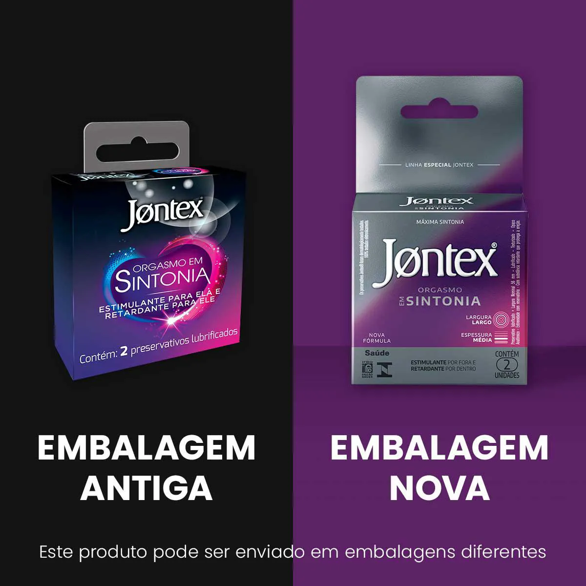 Preservativo Jontex Orgasmo em Sintonia 2 Unidades | Droga Raia