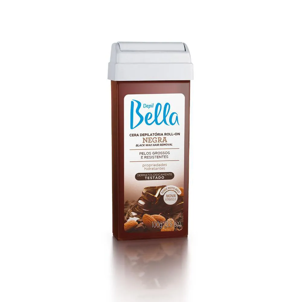 DEPIL BELLA CERA DEPILATóRIA ROLL-ON NEGRA 100G