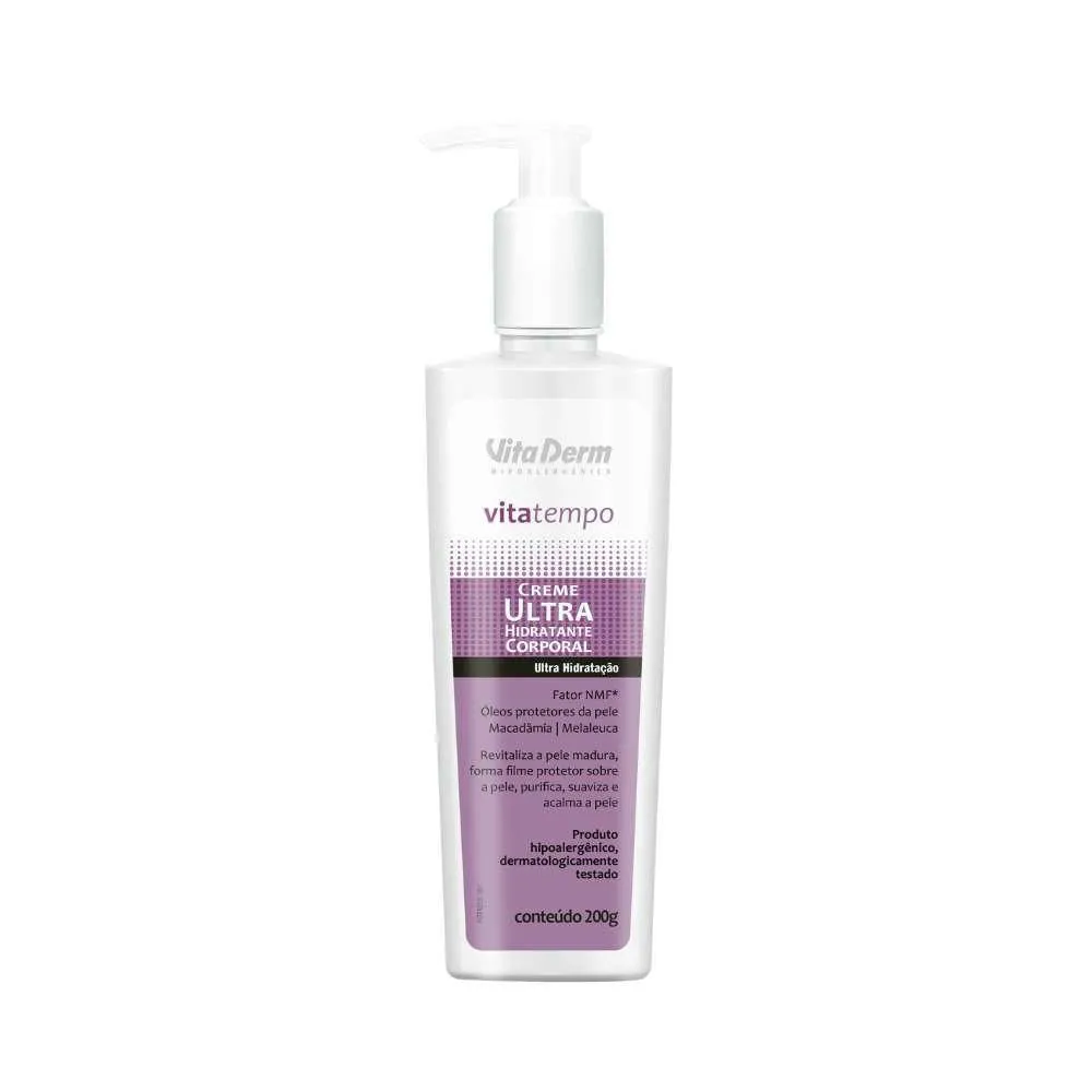 VITA DERM VITATEMPO ULTRA CREME HIDRATANTE CORPORAL 200G