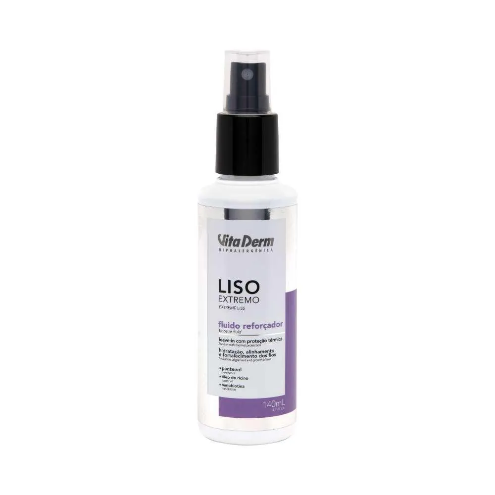VITA DERM FLUíDO REFORçADOR LISO EXTREMO LEAVE-IN 140ML