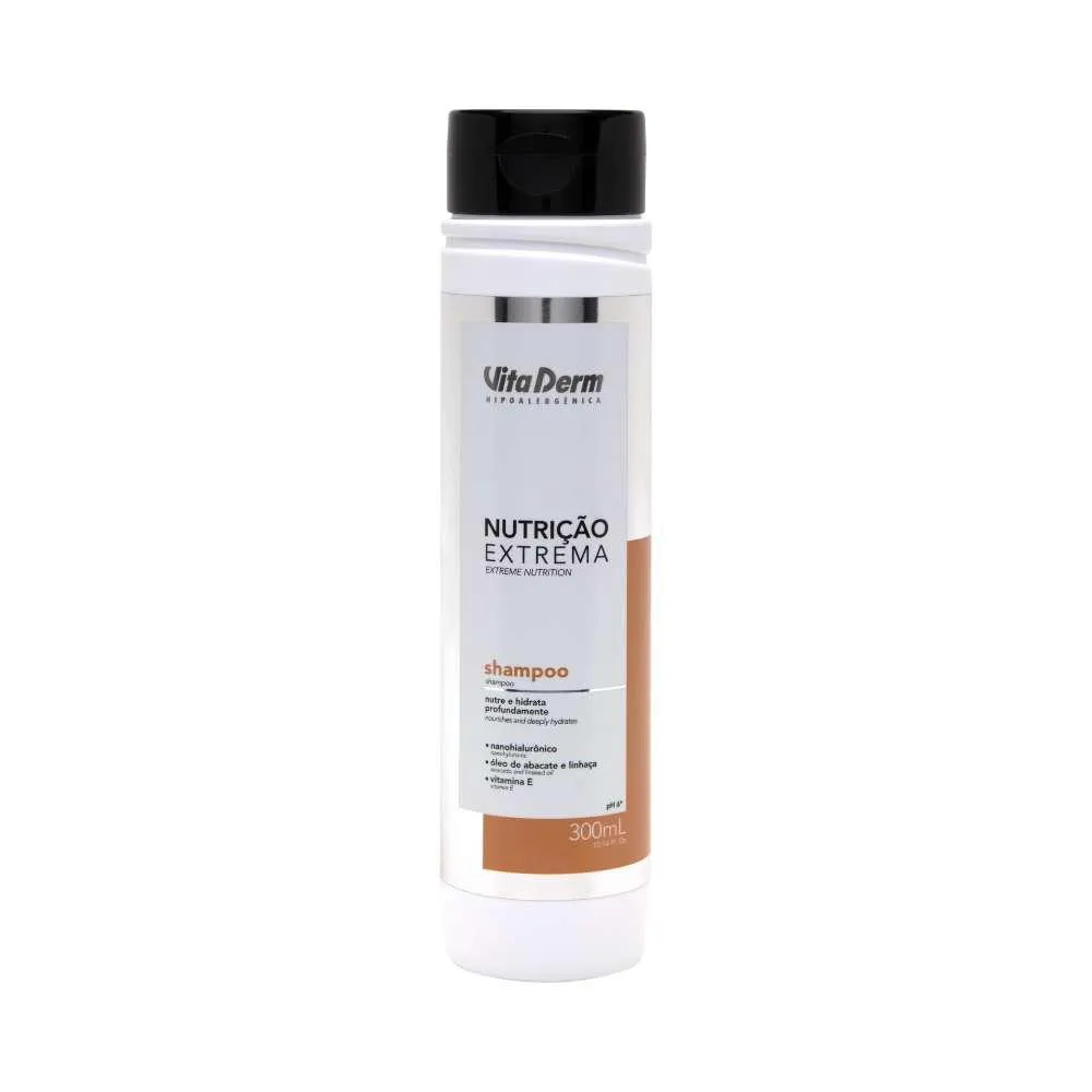 Shampoo Vita Derm Nutrição Extrema Hidratação Profunda 300ml