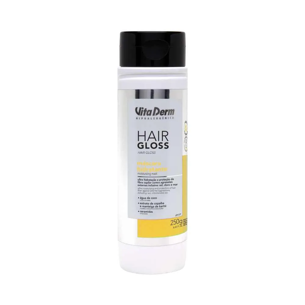VITA DERM HAIR GLOSS MáSCARA CAPILAR 250G