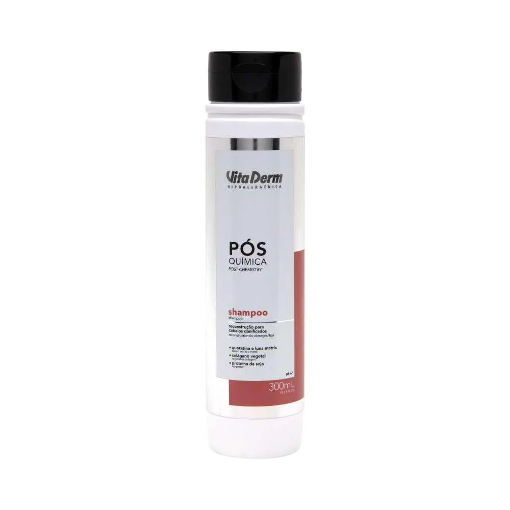 VITA DERM PóS QUíMICA SHAMPOO 300ML