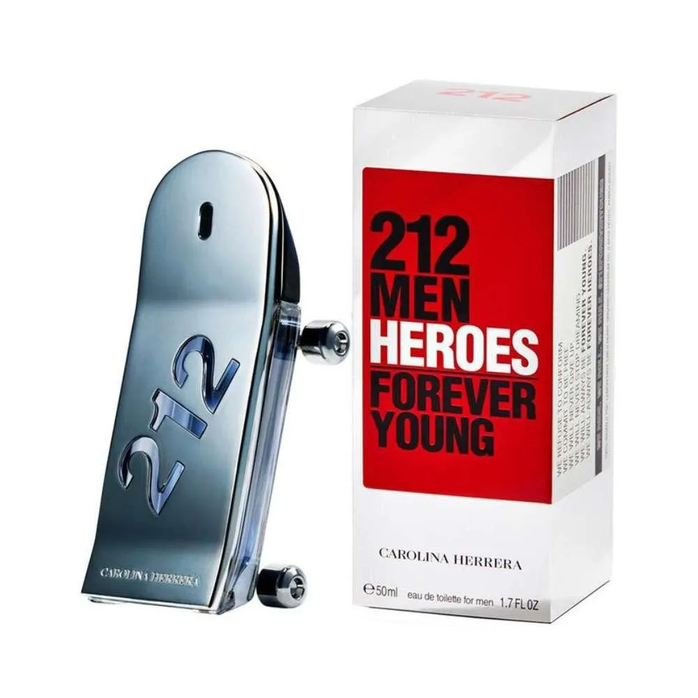 CAROLINA HERRERA 212 MEN HEROES FOREVER YOUNG MASCULINO 50ML