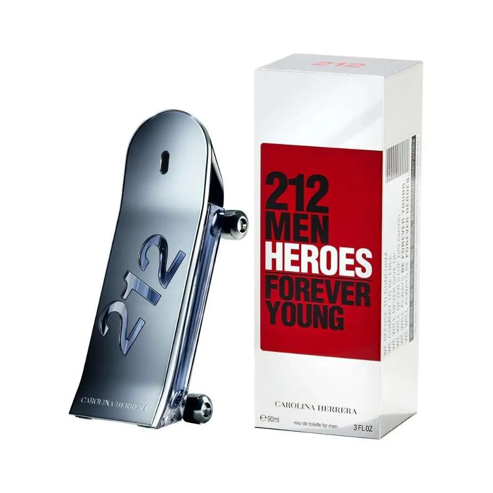 CAROLINA HERRERA 212 MEN HEROES FOREVER YOUNG MASCULINO 90ML