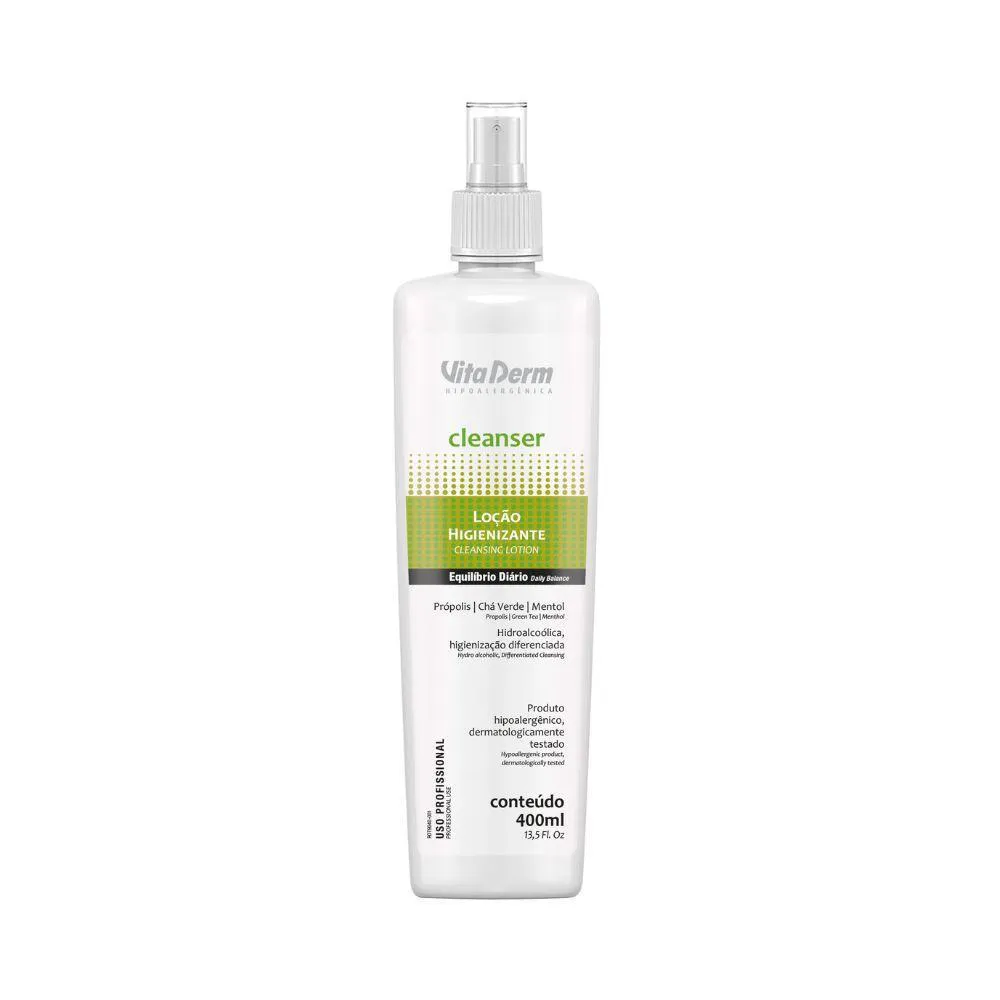 VITA DERM CLEANSER LOçãO HIGIENIZANTE 400ML