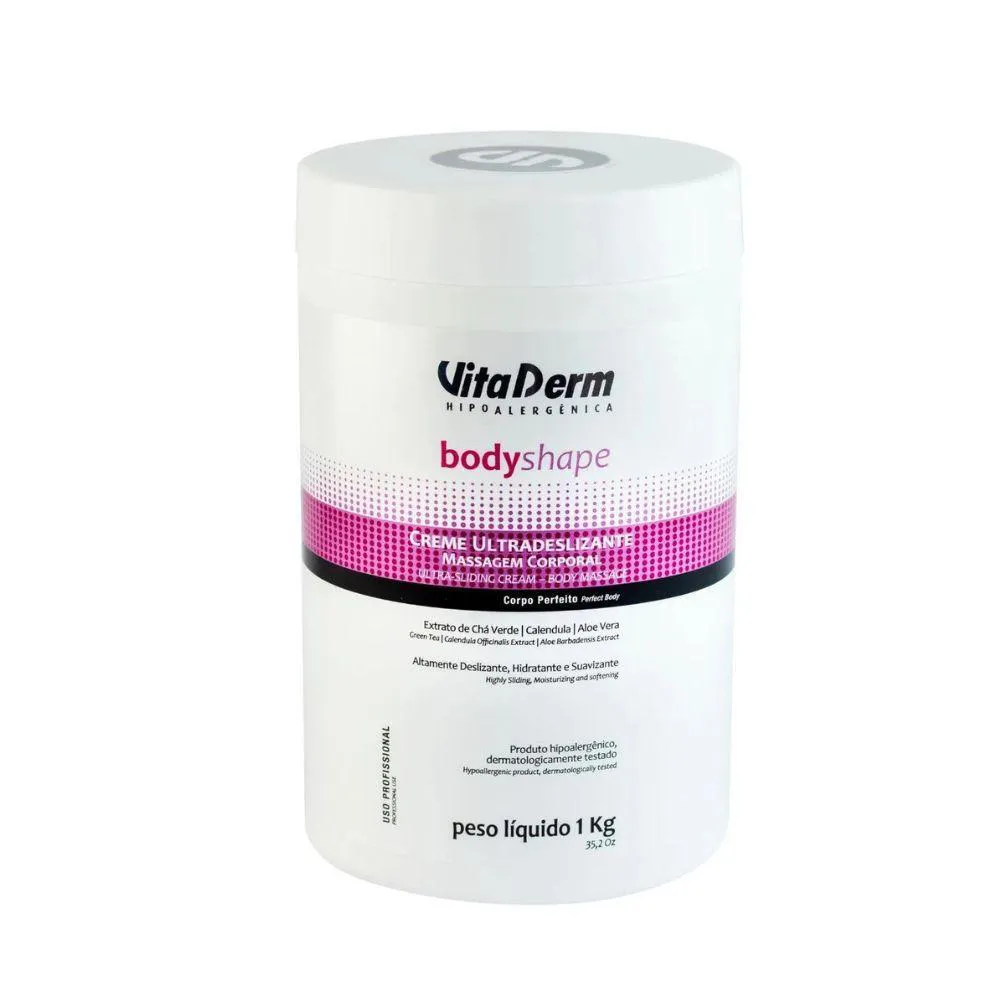 VITA DERM BODY SHAPE CREME ULTRADESLIZANTE 1KG