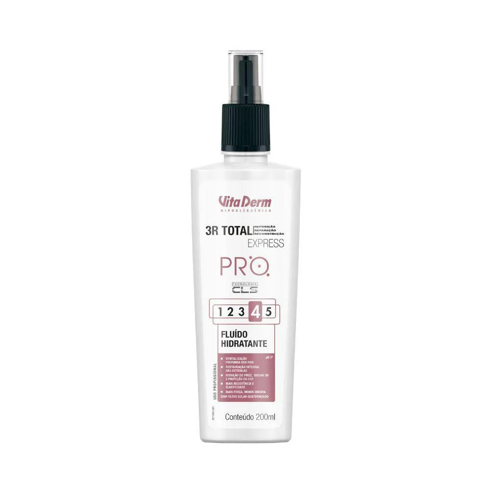 VITA DERM 3R TOTAL EXPRESS FLUIDO HIDRATANTE 200G