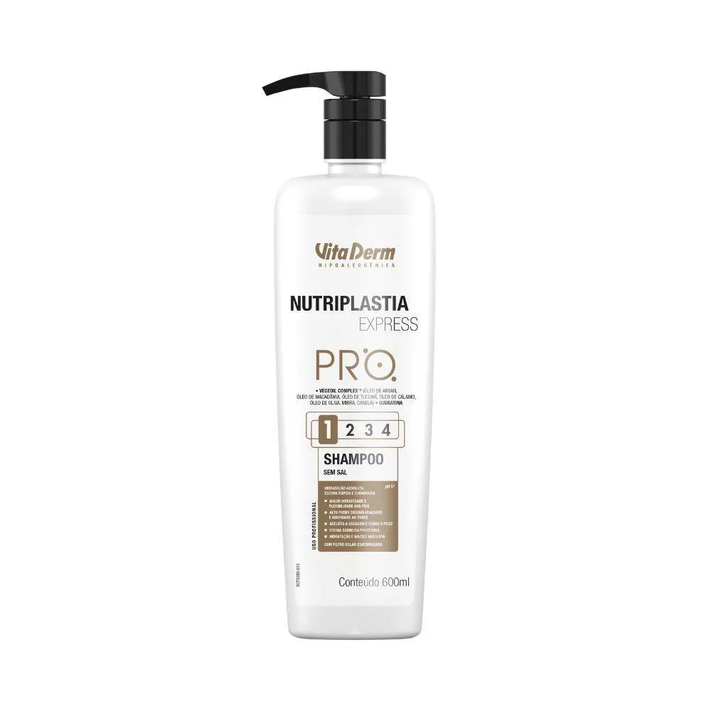 VITA DERM NUTRIPLASTIA EXPRESS SHAMPOO 600ML