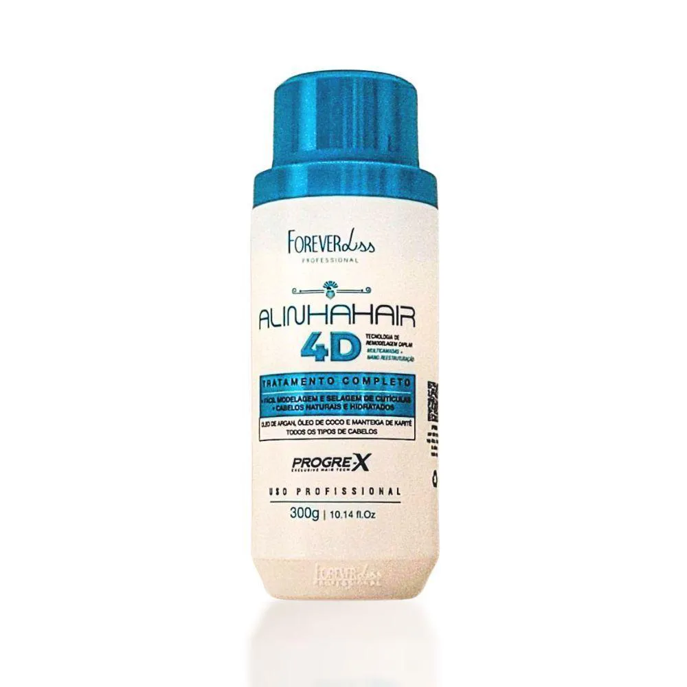 FOREVER LISS ALINHAHAIR 4D TRATAMENTO COMPLETO 300G