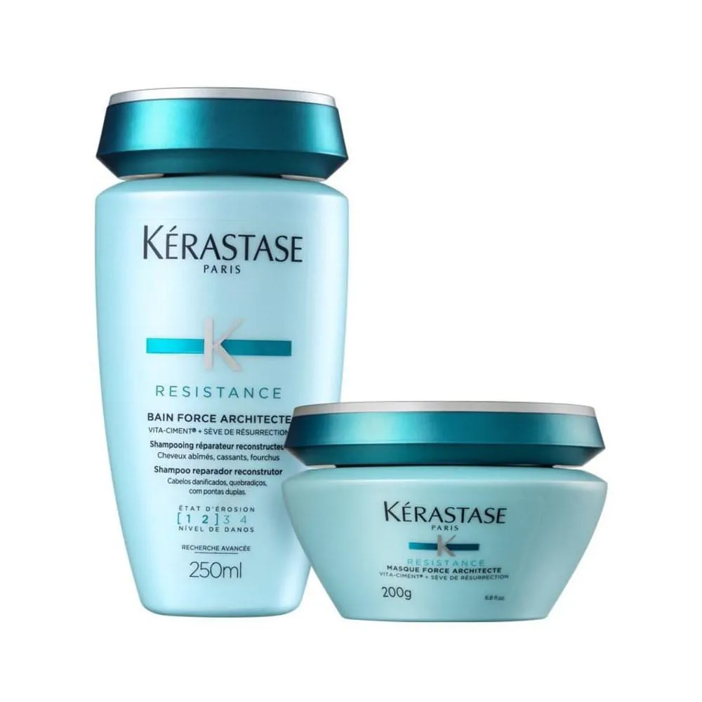 KéRASTASE RéSISTANCE FORCE ARCHITECT SHAMPOO 250ML + MáSCARA 200G