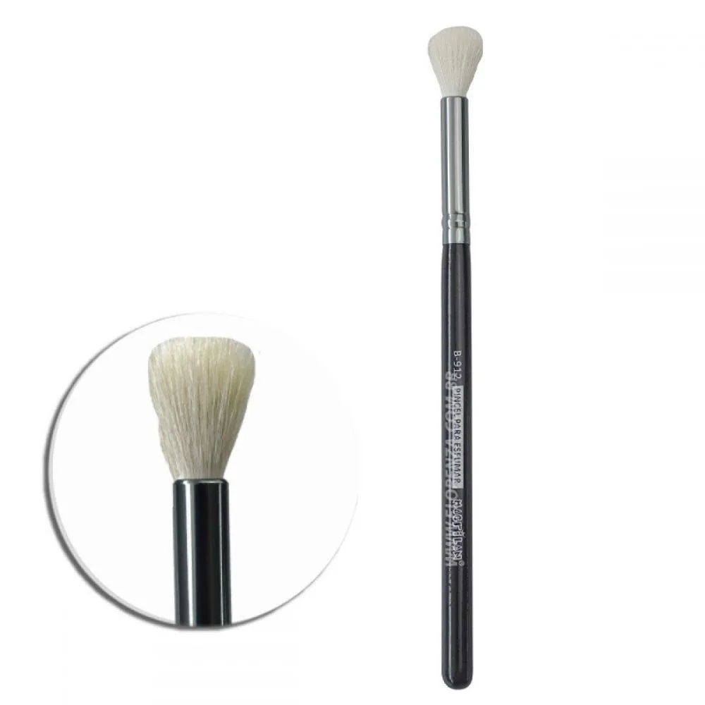 KIT C/ 6 B912 – PINCEL PROFISSIONAL PARA ESFUMAR - LINHA B - MACRILAN