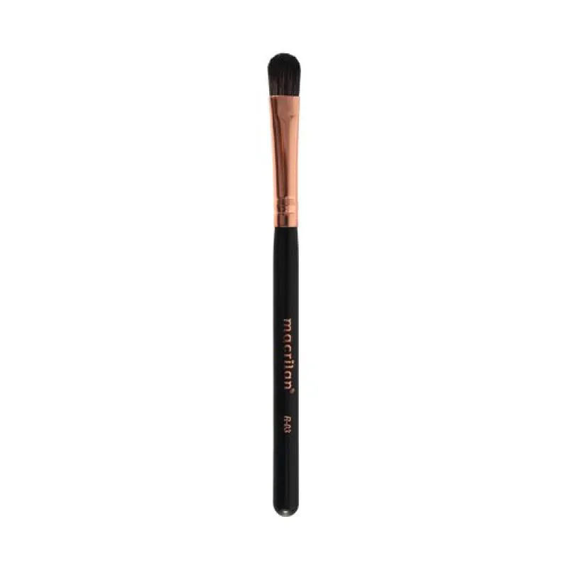 R-03 - PINCEL PROFISSIONAL CHANFRADO PARA SOMBRA - MACRILAN - LINHA ROSé