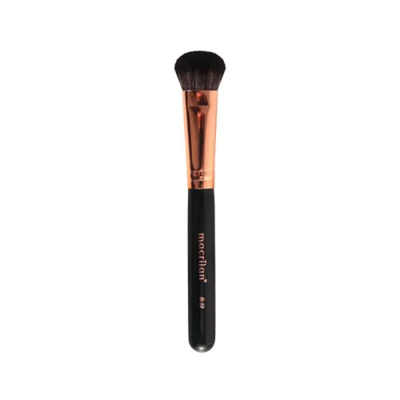 R-10 - PINCEL PROFISSIONAL PARA Pó E ILUMINADOR - MACRILAN - LINHA ROSé