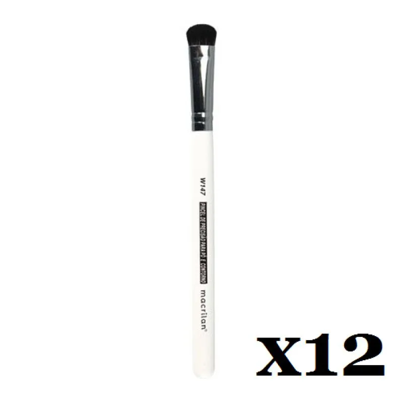 CAIXA C/ 12 UND. - PINCEL W147 PROFISSIONAL DE PRECISãO PARA Pó E CONTORNO MACRILAN – LINHA W