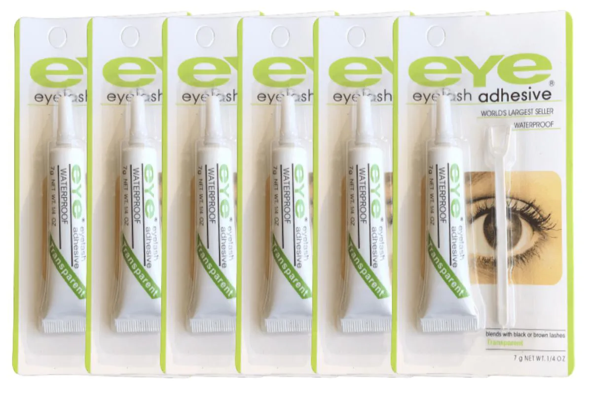 KIT  C/6 UN - COLA PARA CíLIOS TRANSPARENTE EYE - IM