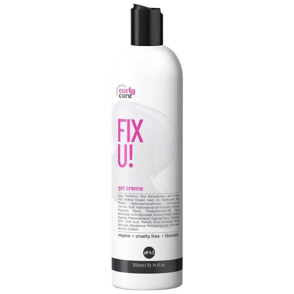 GEL CREME FIX U! CURLY CARE DEFINIDOR DE CACHOS 300ML