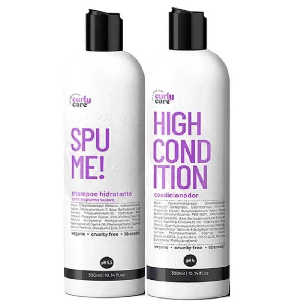 CURLY CARE SHAMPOO SPUME E CONDICIONADOR HIGH CONDITION 2X300ML