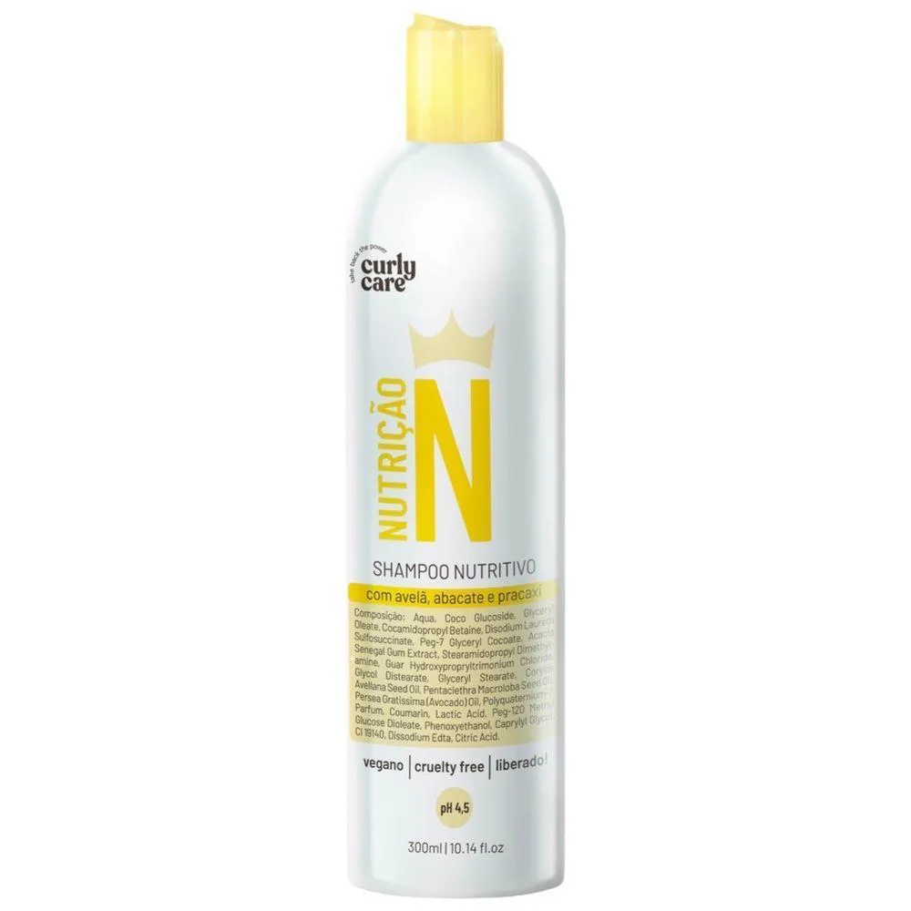 SHAMPOO NUTRITIVO POTENTE CURLY CARE ANTIRRESSECAMENTO 300ML