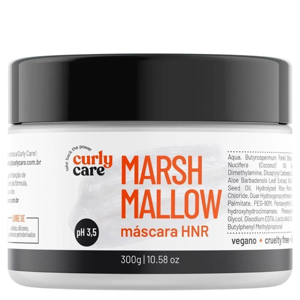 MáSCARA POTENTE HNR MARSHMALLOW CURLY CARE 300G