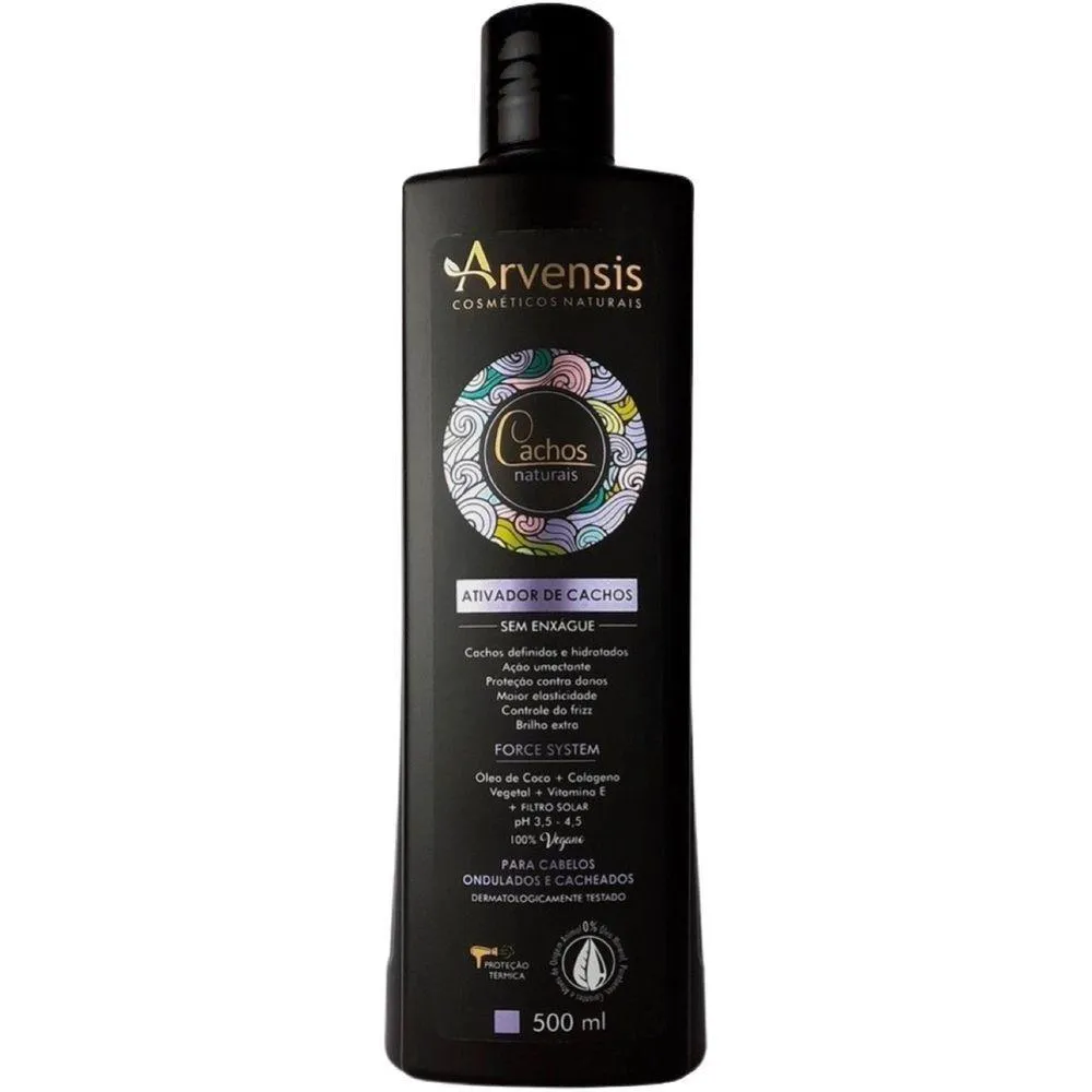 CREME ATIVADOR CACHOS ONDULADOS E CACHEADOS ARVENSIS 500ML