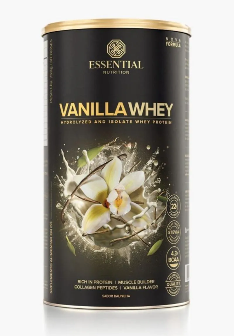 VANILLA WHEY (750G) - ESSENTIAL NUTRITION