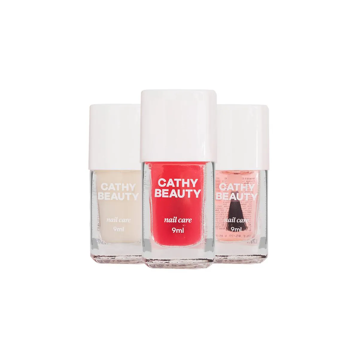 KIT ESMALTE VEGANO CATHY BEAUTY THE MAGIC TRIO (TRATAMENTO)