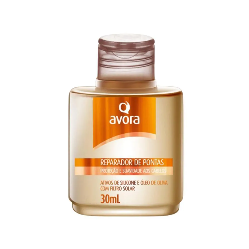 REPARADOR DE PONTAS AVORA SILICONE E ÓLEO DE OLIVA 30ML