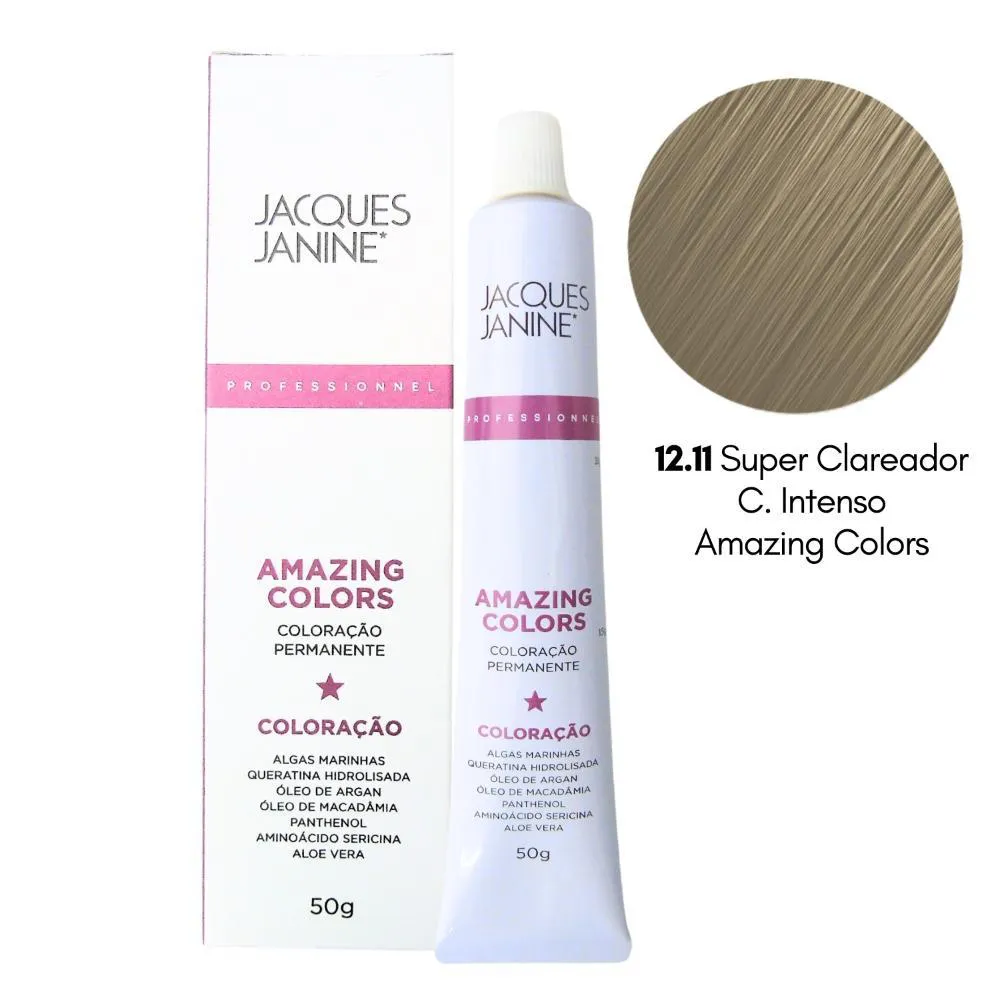 COLORAçãO JACQUES JANINE 12.11 SUPER CLAREADOR C. INTENSO 50G