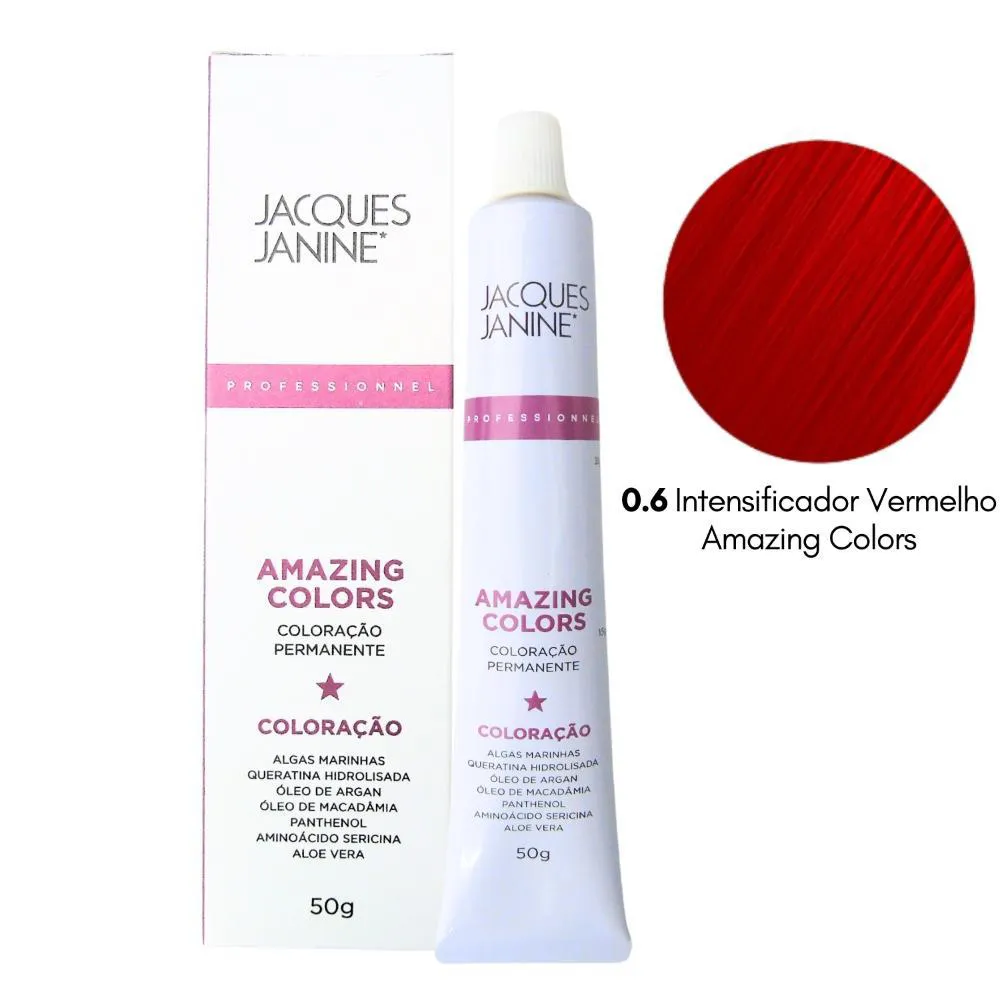 COLORAçãO JACQUES JANINE 0.6 INTENSIFICADOR VERMELHO 50G